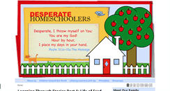 Desktop Screenshot of desperatehomeschoolers.com